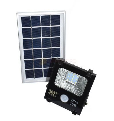 PROIECTOR LED SMD 10W CU PANOU SOLAR CU SENZOR
