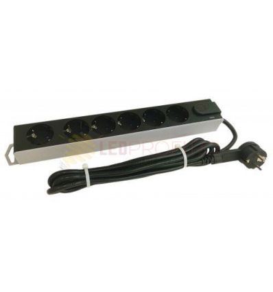 PRELUNGITOR 5M 6P 3X1.5MM CU PROTECTIE LA SUPRASARCINA