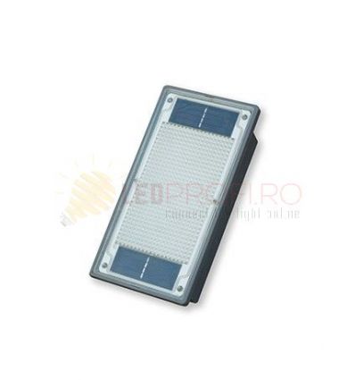 SPOT LED SOLAR GRI ALB RECE