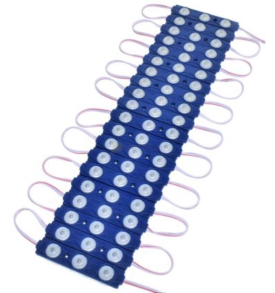 MODUL LED ALB 3X2835 1,5W IP67 ALBASTRU