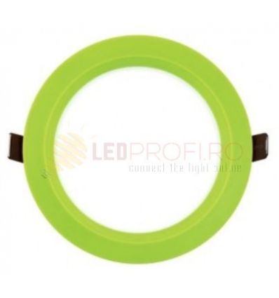SPOT LED INCASTRABIL 6W ROTUND 2700K ALB CALD