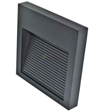 SPOT LED PERETE PATRAT 6W ALB RECE 6400K