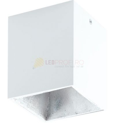 PLAFONIERA LED 3.3W ALB ARGINT