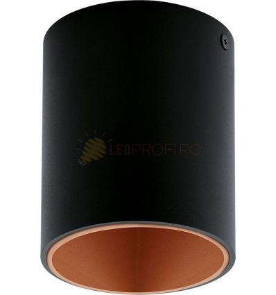 PLAFONIERA LED 3.3W NEGRU CUPRU