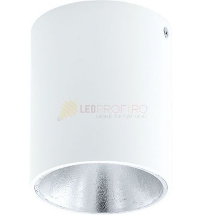 PLAFONIERA LED 3.3W Ø10CM ALB ARGINT