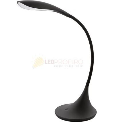 VEIOZA LED 4.5W 3000K NEGRU DAMBERA