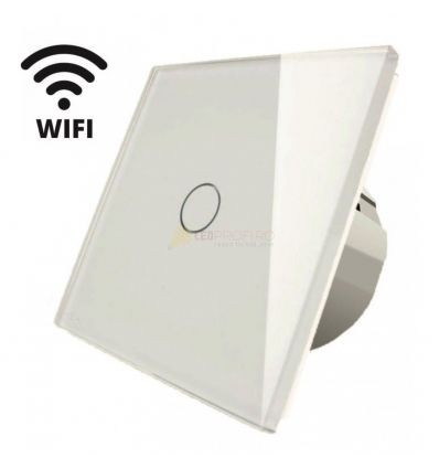 INTRERUPATOR TOUCH SIMPLU WIFI ALB