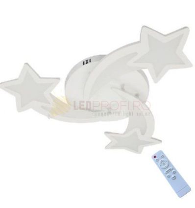 Lustra led dimatbila STEA 62W cu 3 brate 3 CULORI+IR