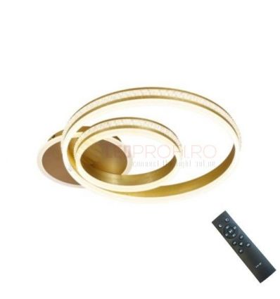 LUSTRA LED NEMESIS 122W/5900lm 3000K/4000K/6500K CU TELECOMANDA 300+500mm