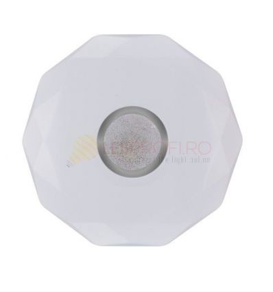 PLAFONIERA LED DIAMANT INEL DECORATIV 24W 1680lm ALB RECE