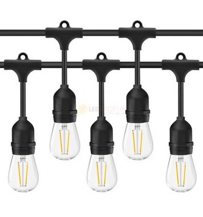 Ghirlanda luminoasa cu pendule, interconectabil, E27, IP65, 10m