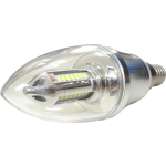BEC LED 4W E14 LUMANARE ALB RECE