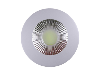 SPOT COB LED 10W ROTUND ALB RECE