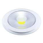 SPOT LED 10W ROTUND ALB RECE +GEAM
