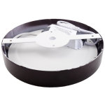 APLICA ROTUNDA CU LED 18W WENGE ALB RECE