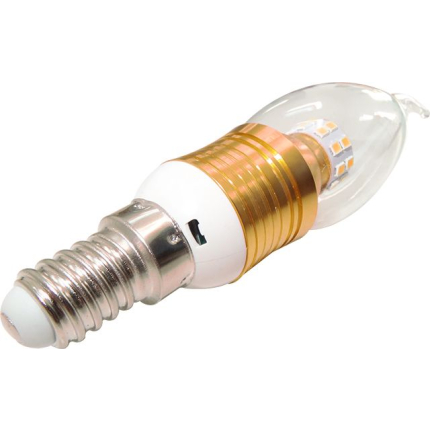 BEC LED E14 5W FLACARA TRANSPARENT