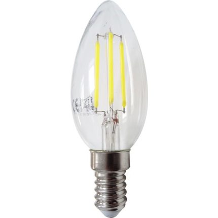 BEC LED FILAMENT E14 4W ALB RECE