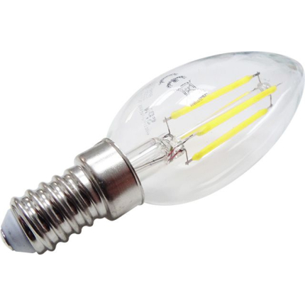 BEC LED FILAMENT E14 4W ALB RECE