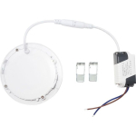 SPOT LED SLIM ROTUND/6W/6400K ALB RECE