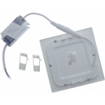 SPOT LED SLIM PATRAT/6W/6400K ALB RECE