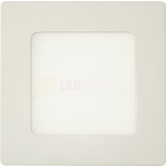 APLICA LED 6W PATRATA 6400K-ALB RECE