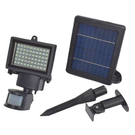 PROIECTOR CU LED 3W CU PANOU SOLAR SI SENZOR DE MISCARE