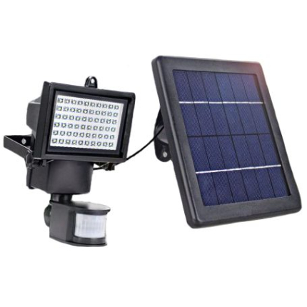 PROIECTOR CU LED 3W CU PANOU SOLAR SI SENZOR DE MISCARE