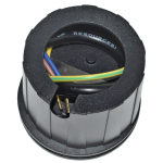 SPOT LED PERETE NEGRU 1X3W 3000K ALB CALD IP65