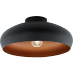 PLAFONIERA E27 1X60W NEGRU MOGANO