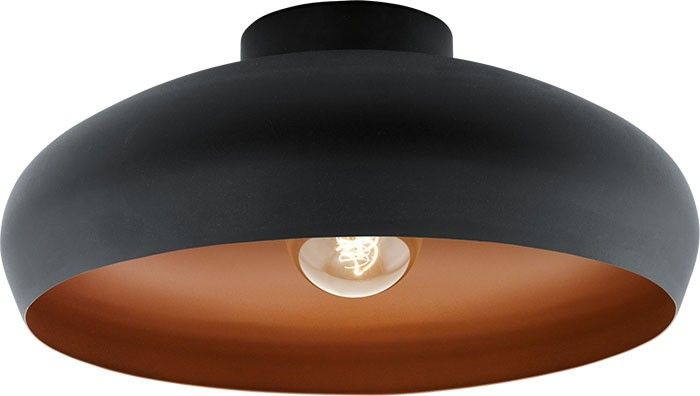 PLAFONIERA E27 1X60W NEGRU MOGANO PLAFONIERA E27 1X60W NEGRU MOGANO