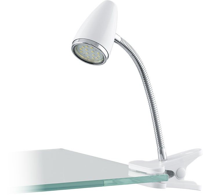 SPOT CLEMA LED GU10 1X3W ALB RICCIO1 SPOT CLEMA LED GU10 1X3W ALB RICCIO1