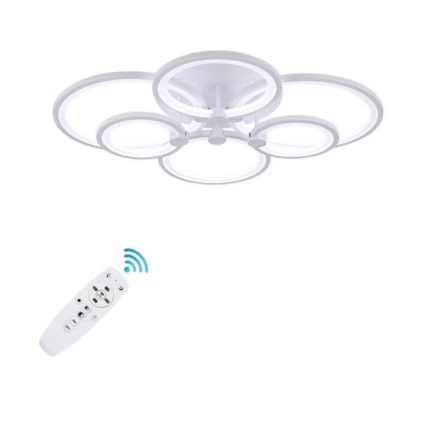 LUSTRA LED JUNO 96W CU 8 BRATE 3 CULORI+IR