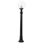 Stalp de gradina Aloe E27 IP55 negru 1.4m, Fumagalli
