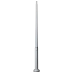 Stalp Pietonal Modern Gri EKTOR 3m cu Flansa - Fumagalli