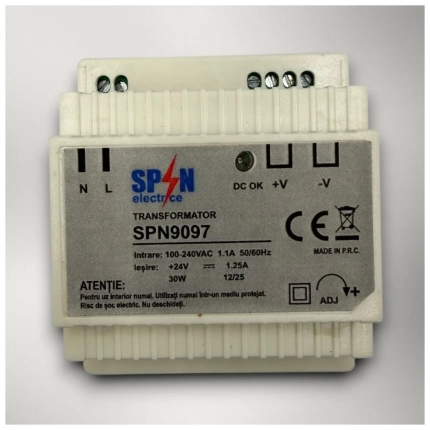 Transformator banda LED 230V-24V 30W 1.25A IP20