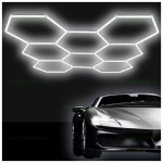 Set 8 Hexagoane LED Honeycomb 210W, Tuburi 440mm, Plafon Garaj