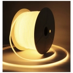 Banda LED FCOB 230V 10W/m IP65 Lumina Calda 3000K, rola 100m - imagine 3