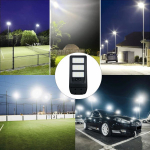 Corp Stradal cu sensor de miscare,panou solar monocristalin integrat si telecomanda - 150W/6500k - imagine 4