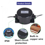 DRIVER 105W 12V AC IP68 180x133x65mm - imagine 5