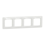 Rama cvadrupla alba Sedna Design Schneider SDD311804