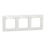 Rama tripla alba Sedna Design Schneider SDD311803