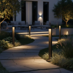 Stalp ornamental de gradina 12W=10W, 3000K, lumina calda, 800x100mm - imagine 4