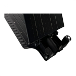 CORP STRADAL PANOU SOLAR 12W REGLABIL 6500k BAT 10000mAh 450x215x68mm - 150W - imagine 6