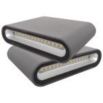 Aplica Led Perete 2x3W Ip44 801 Iluminat Sus Jos