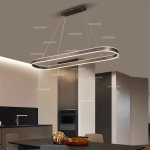 Lustra LED Minimalist Maro cu Telecomanda wifi 2.4G lumina/rece/calda/neutra intensitate reglabila - imagine 2