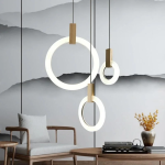 Lustra LED cu Telecomanda wifi 2.4G lumina/rece/calda/neutra intensitate reglabila - imagine 2