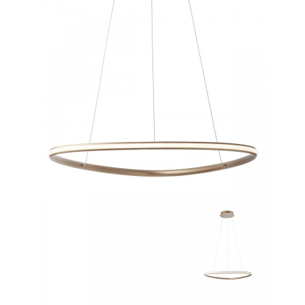 Lustra LED Minimlist cu Telecomanda wifi 2.4G lumina/rece/calda/neutra intensitate reglabila