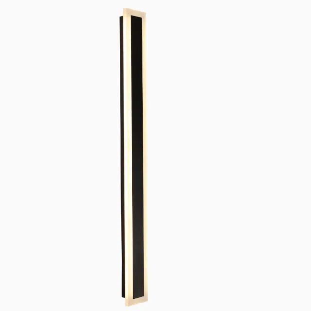 20270-thickbox_default.webp Aplica Led Exterior Liniara Neagra 25W IP65 Alb Cald - imagine 1