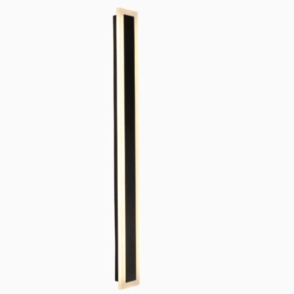 Aplica Led Exterior Liniara Neagra 25W IP65 Alb Cald