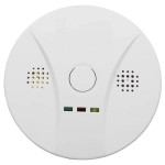 Detector de gaz rotund alb pe baterie